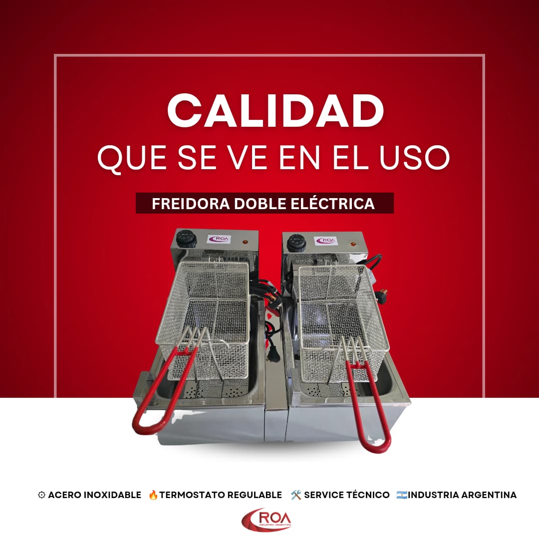 Freidora Doble Eléctrica